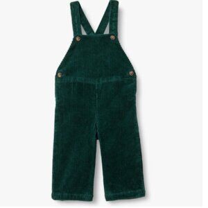 NWT Amazon Essentials x Sofia Grainge Dark Green Corduroy Bib Overall 18M